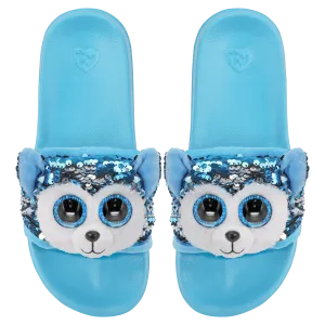 Ty Reversible Sequin Slides - Slush the Husky