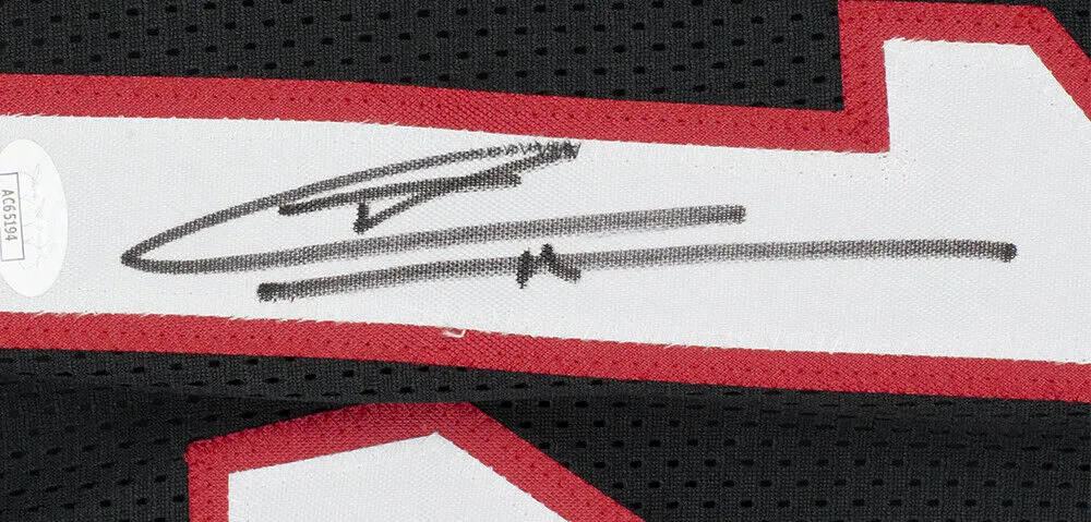 Tyler Herro Miami Signed Black Basketball Jersey JSA