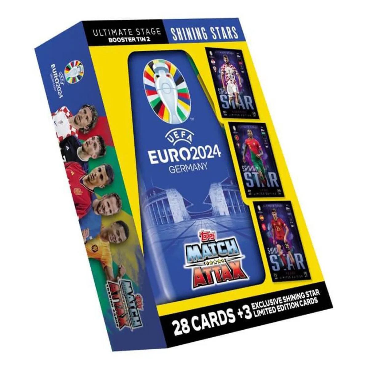 UEFA Match Attax EURO 2024 Edition Mini Tins (Set of 3)