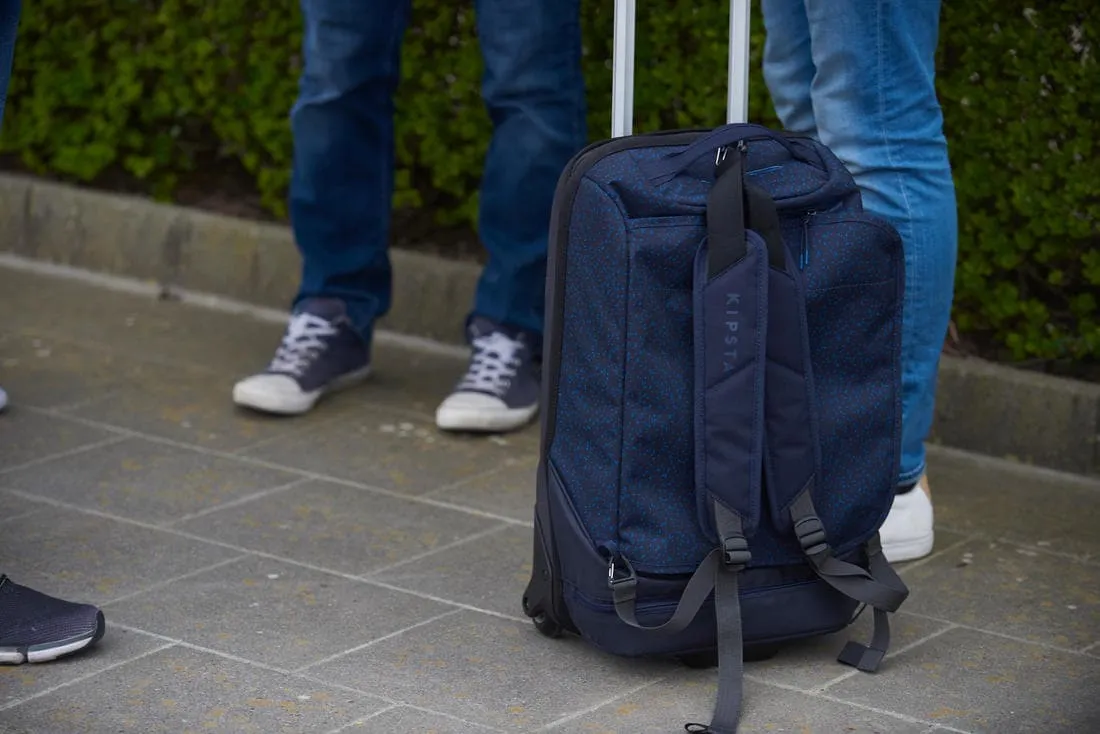 Valise 30L à roulettes - sac de voyage transport cabine  -  - URBAN bleue