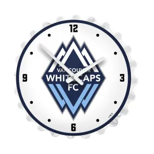 Vancouver Whitecaps FC: Bottle Cap Lighted Wall Clock