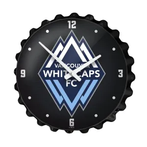 Vancouver Whitecaps FC: Bottle Cap Wall Clock