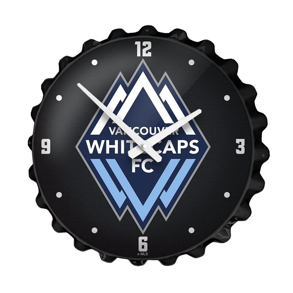 Vancouver Whitecaps FC: Bottle Cap Wall Clock