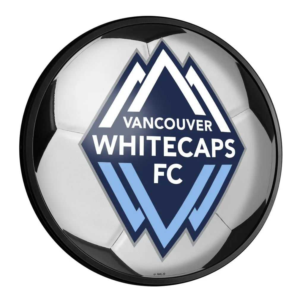 Vancouver Whitecaps FC: Soccer - Round Slimline Lighted Wall Sign