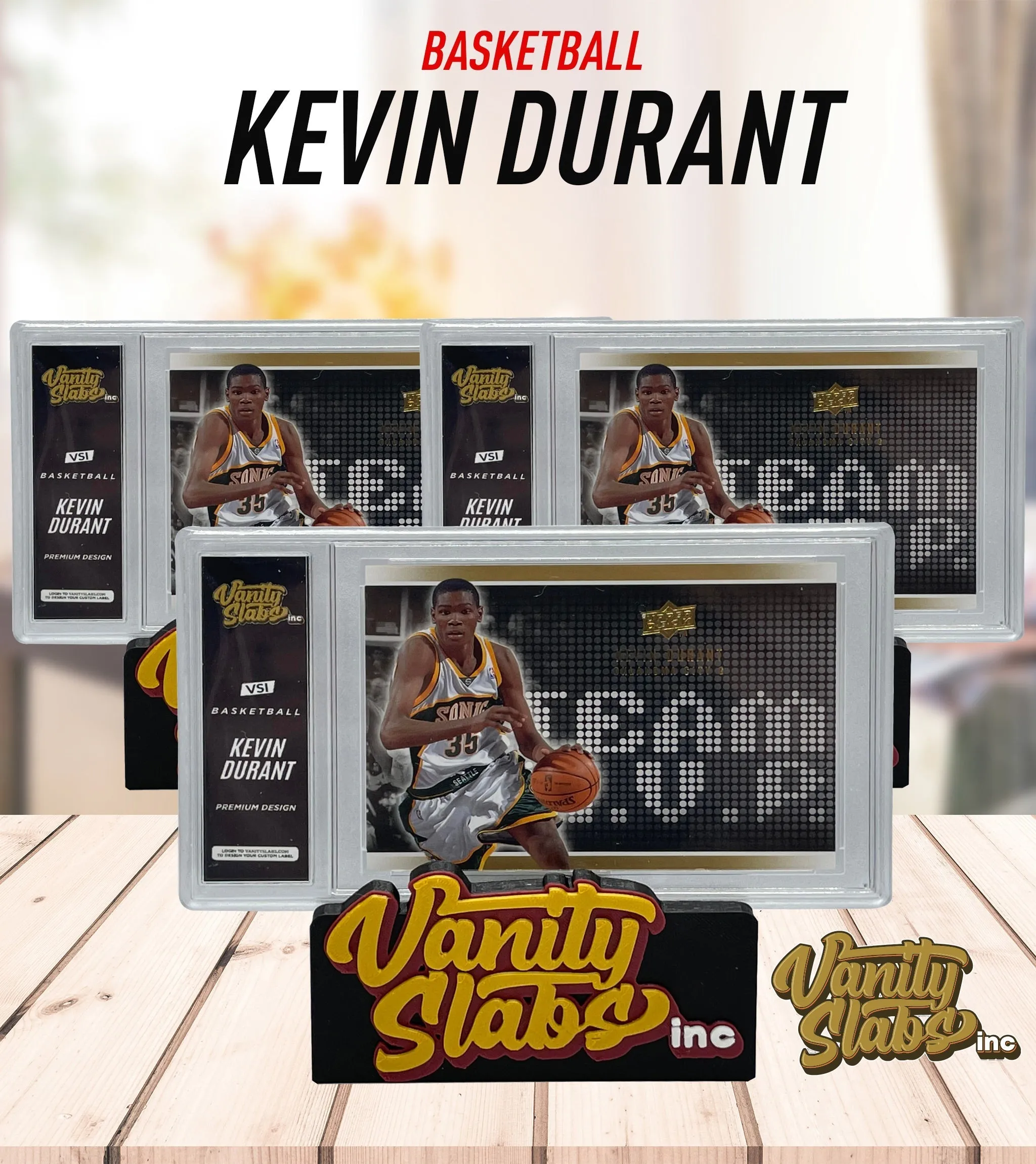 Vanity Slabs Holder 100pt Thickness for Standard Size Trading Cards for Baseball Football Hockey Basketball Cards