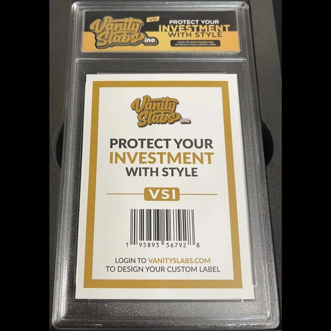 Vanity Slabs Holder 100pt Thickness for Standard Size Trading Cards for Baseball Football Hockey Basketball Cards