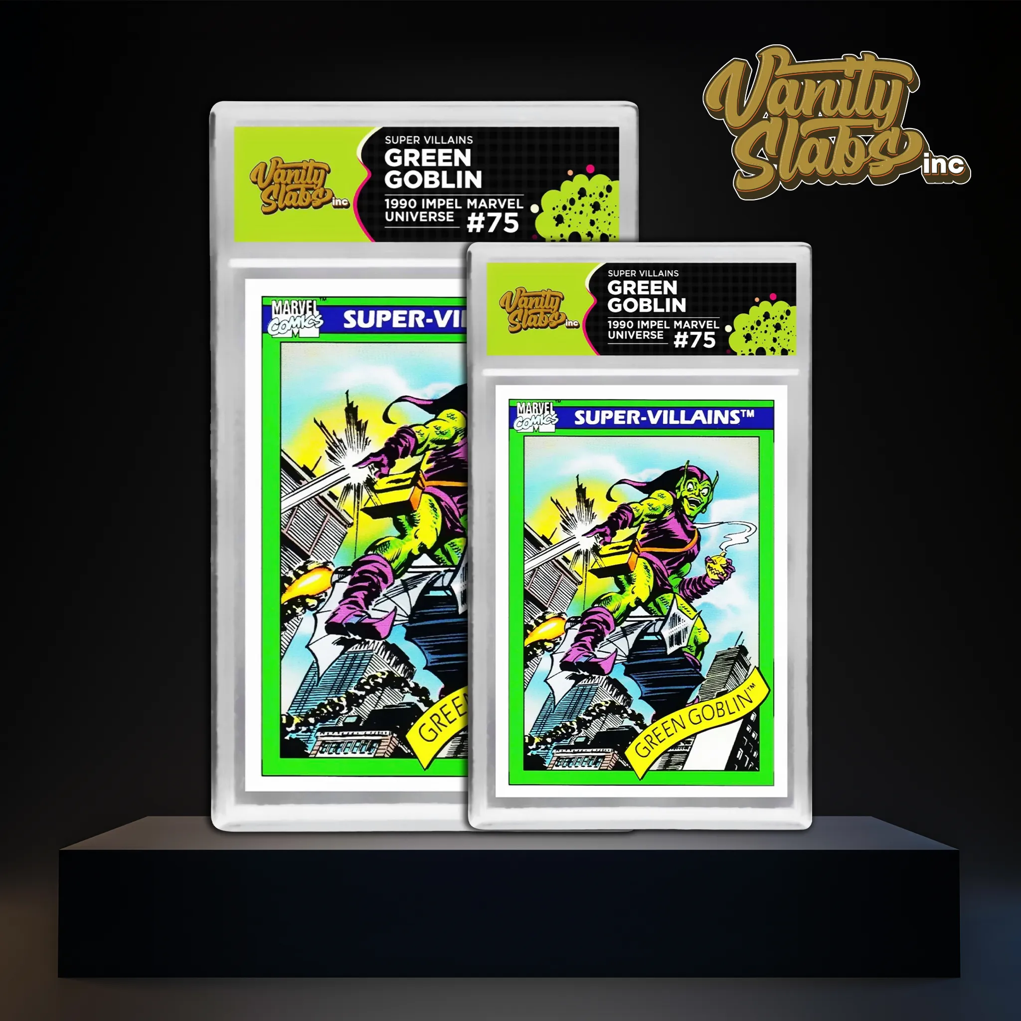 Vanity Slabs Holder 100pt Thickness for Standard Size Trading Cards for Baseball Football Hockey Basketball Cards
