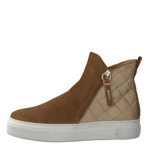 Vanna Mid Zip Boot Warm Khaki