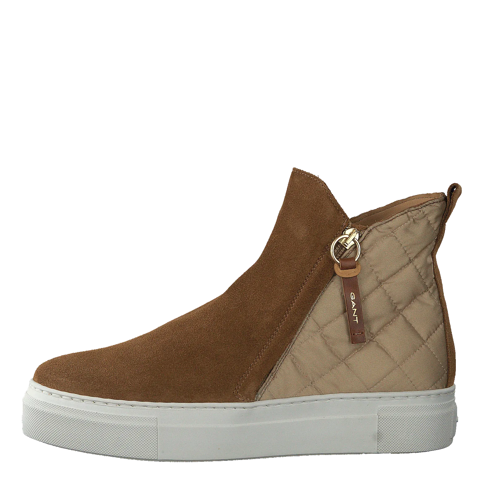 Vanna Mid Zip Boot Warm Khaki