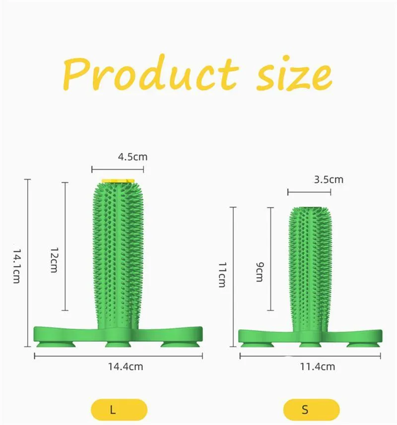 Vertical Toothbrush | Chew Toy for Dental Care & Fun