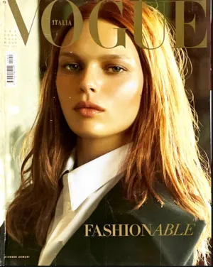 VOGUE Italia Magazine October 2004 ELISE CROMBEZ Natasha Poly HILARY RHODA Sylvie Vartan