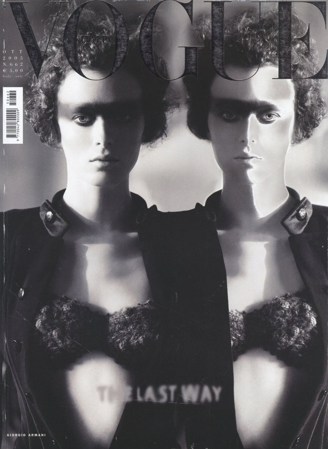 VOGUE Magazine Italia October 2005 KAREN ELSON Gemma Ward DOUTZEN KROES Maria Sharapova