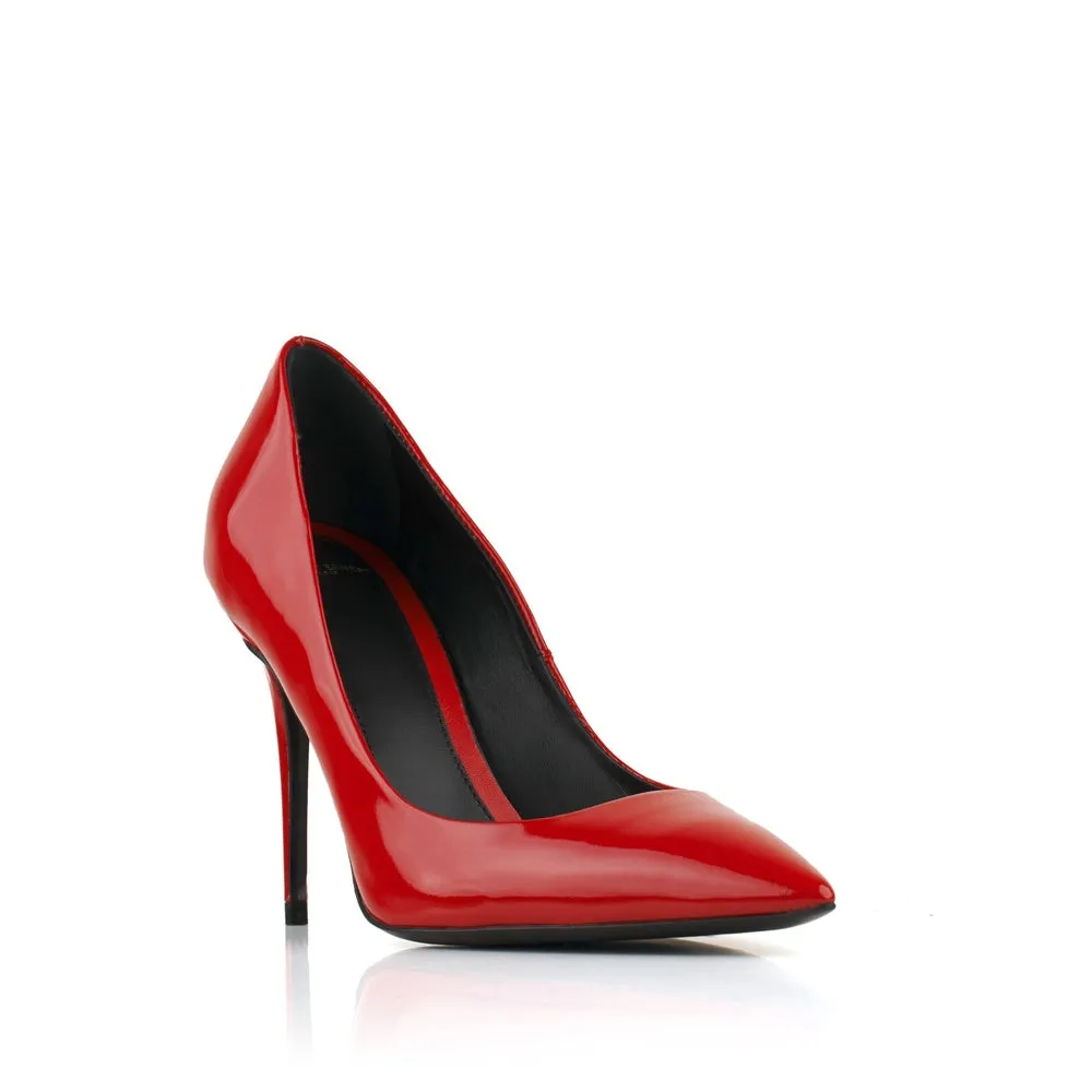 Voltige 100 Mm Red Patent Leather