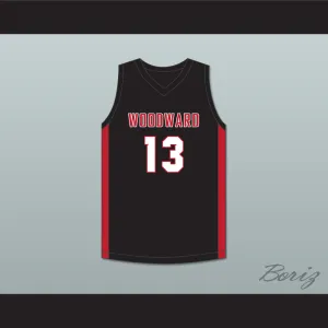 Walker Kessler 13 Woodward Academy War Eagles Black Basketball Jersey 1