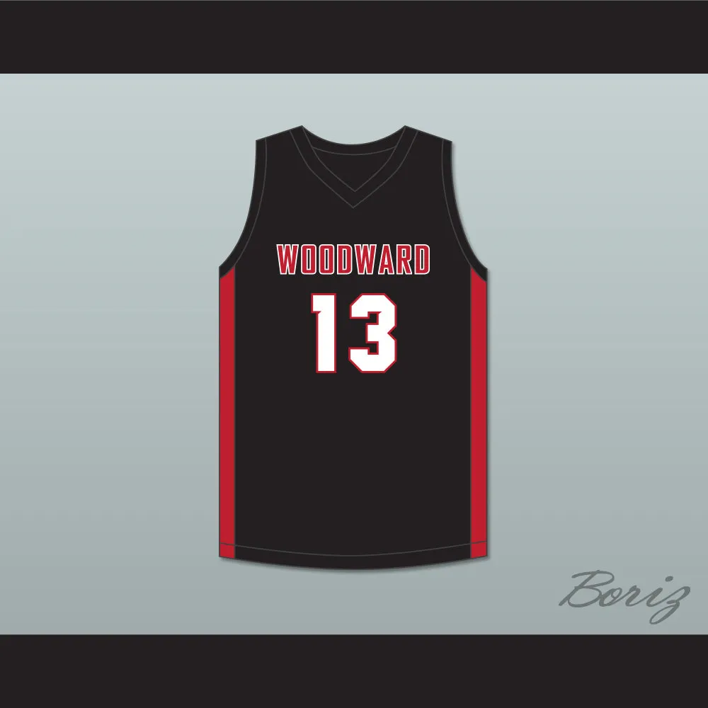Walker Kessler 13 Woodward Academy War Eagles Black Basketball Jersey 1