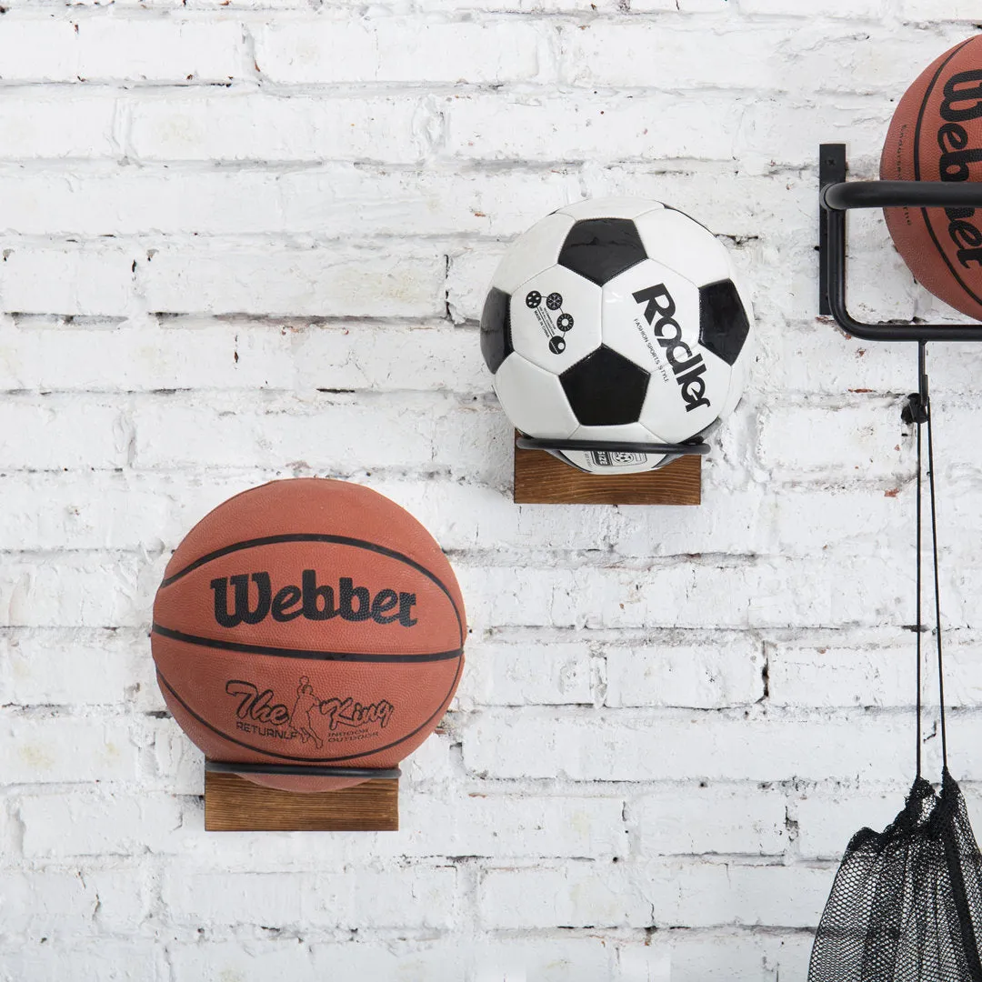 Walkerville Wall Mounted Sports Rack (Set of 2) 17 Stories