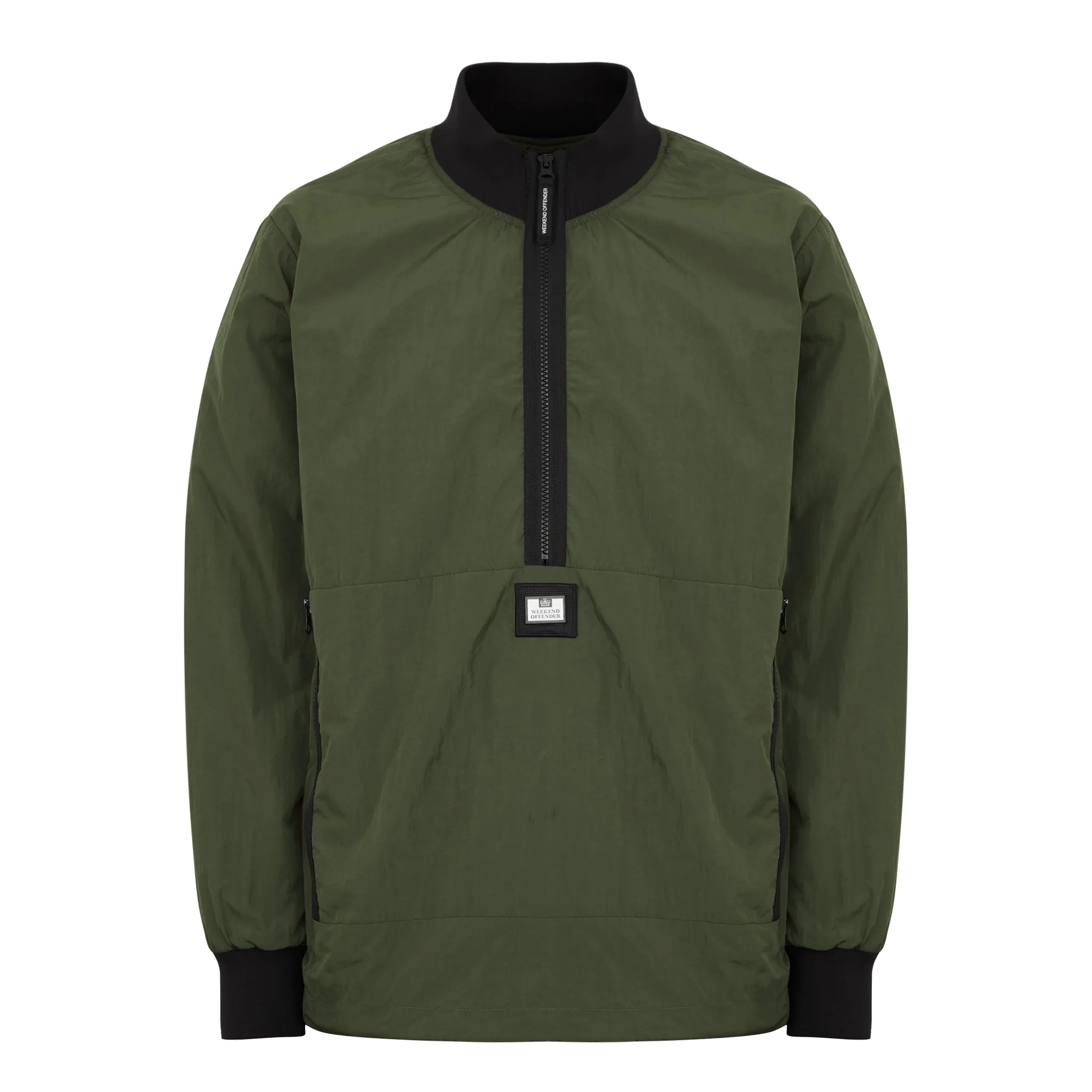Weekend Offender Perez Over Top Jacket - Green Clay