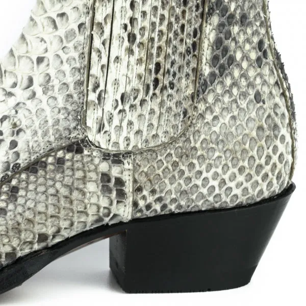 White Urban and Exotic Handmade Women's Boots or Ankle Boots 2496