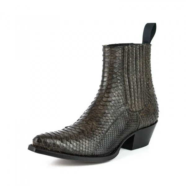 Women's Boots or Ankle Boots Handmade Brown Urban and Exotic 2496