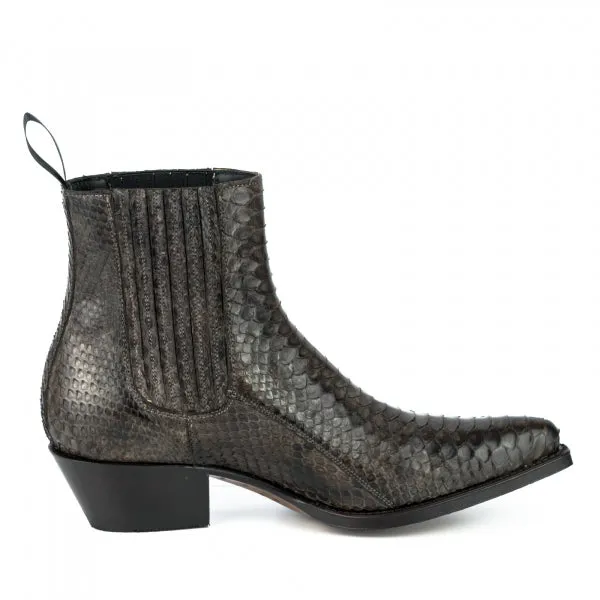 Women's Boots or Ankle Boots Handmade Brown Urban and Exotic 2496