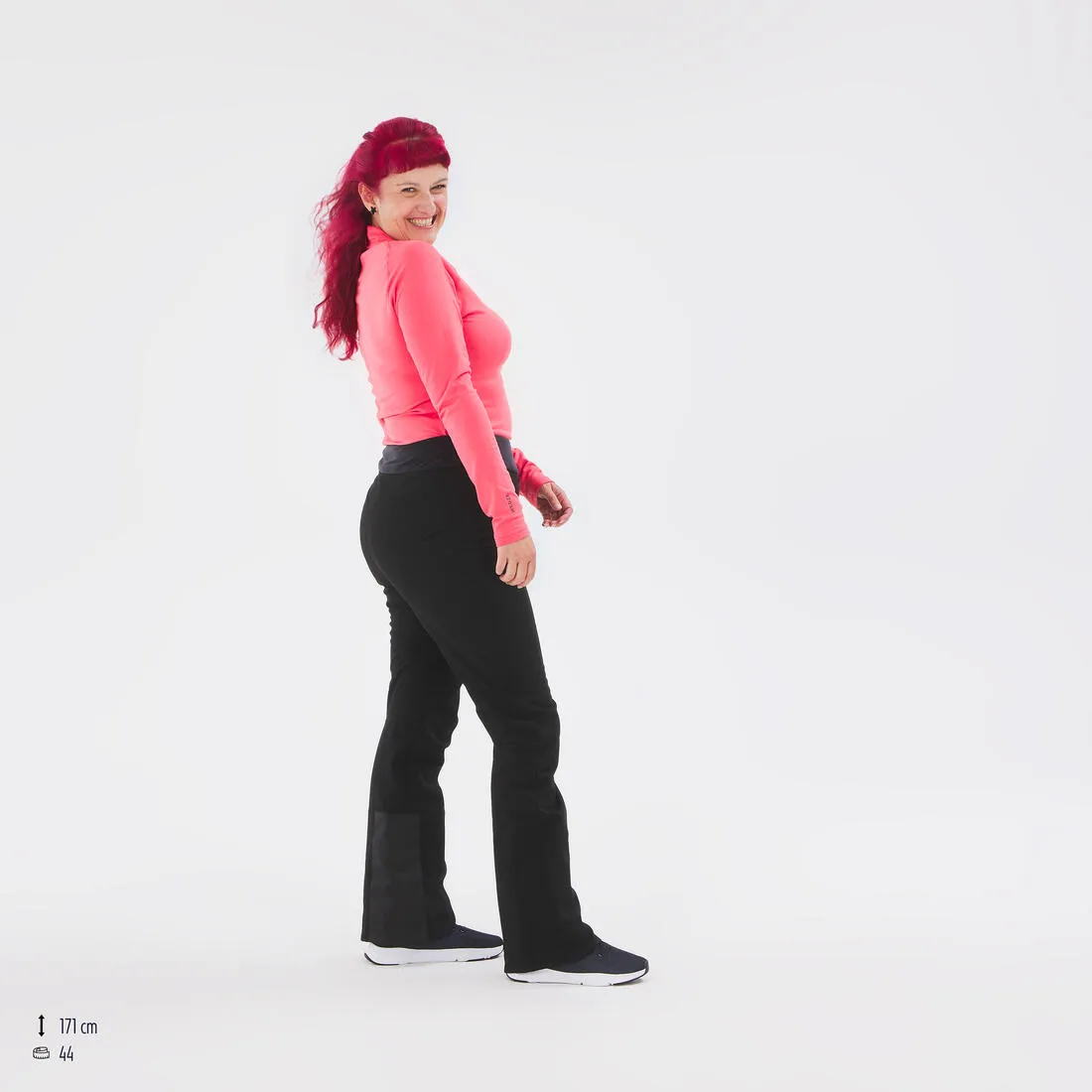 Women’s Warm and Fitted Ski Trousers 500 - Black