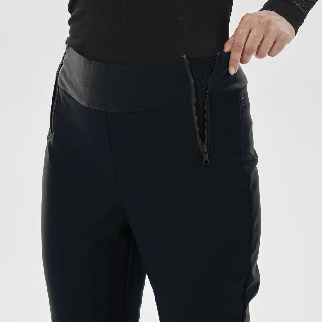 Women’s Warm and Fitted Ski Trousers 500 - Black
