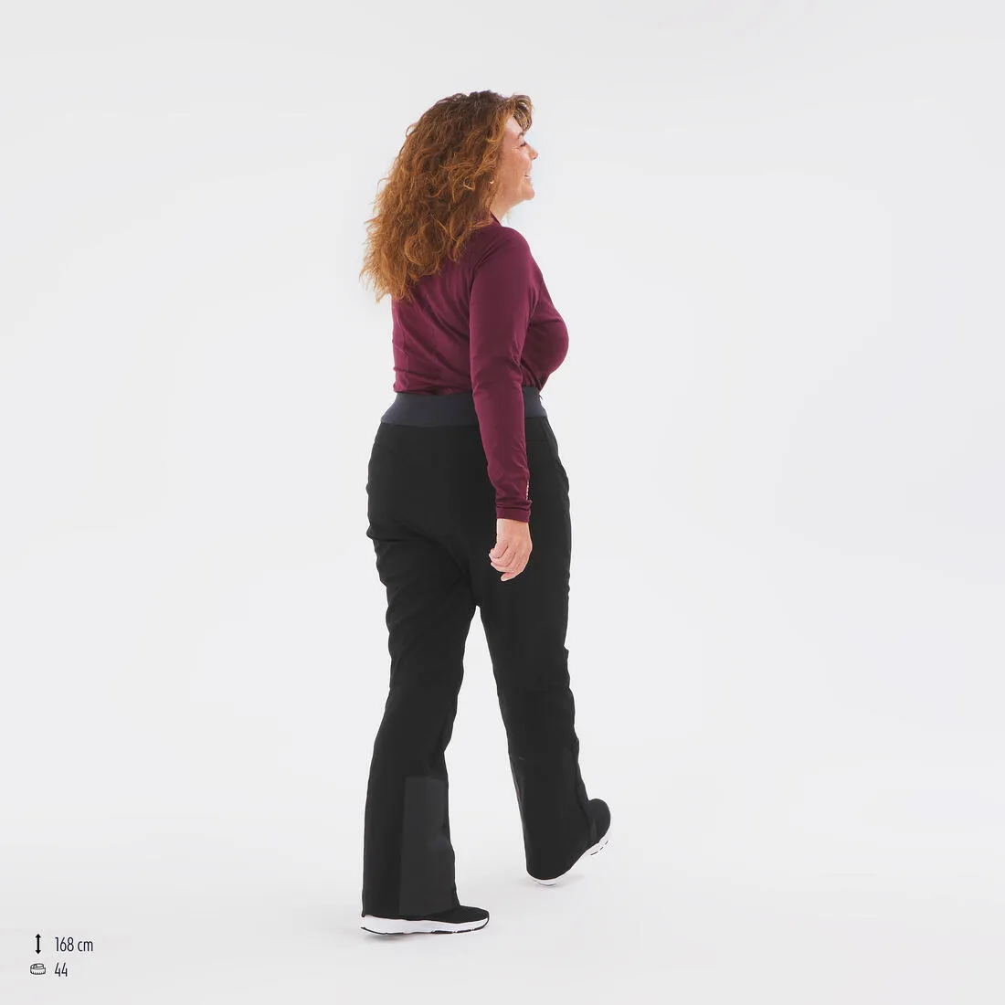 Women’s Warm and Fitted Ski Trousers 500 - Black