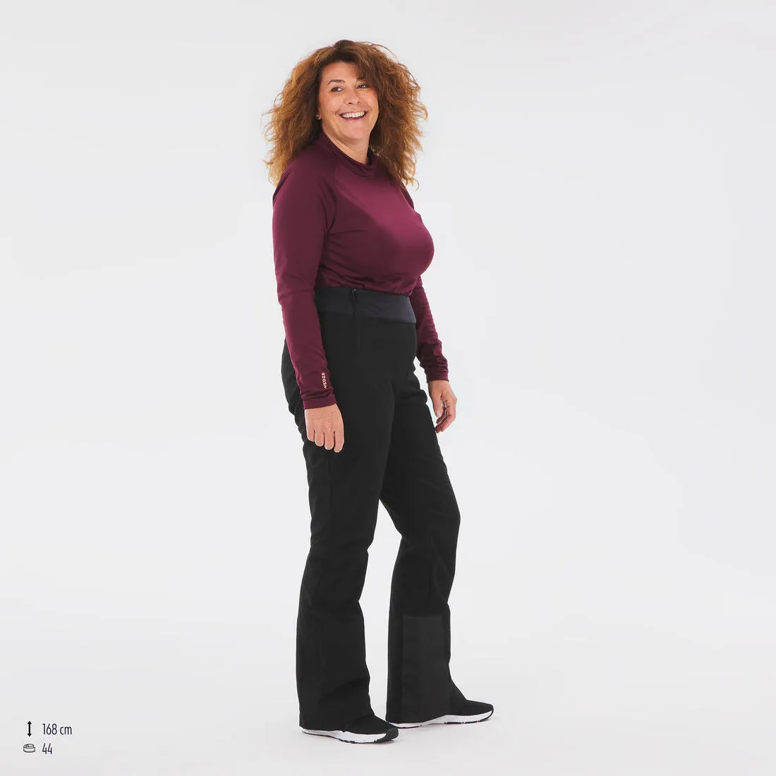 Women’s Warm and Fitted Ski Trousers 500 - Black