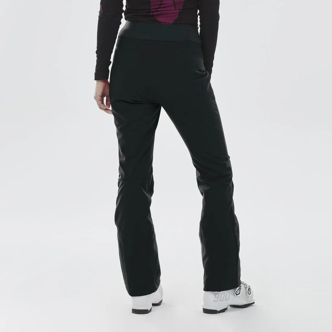 Women’s Warm and Fitted Ski Trousers 500 - Black