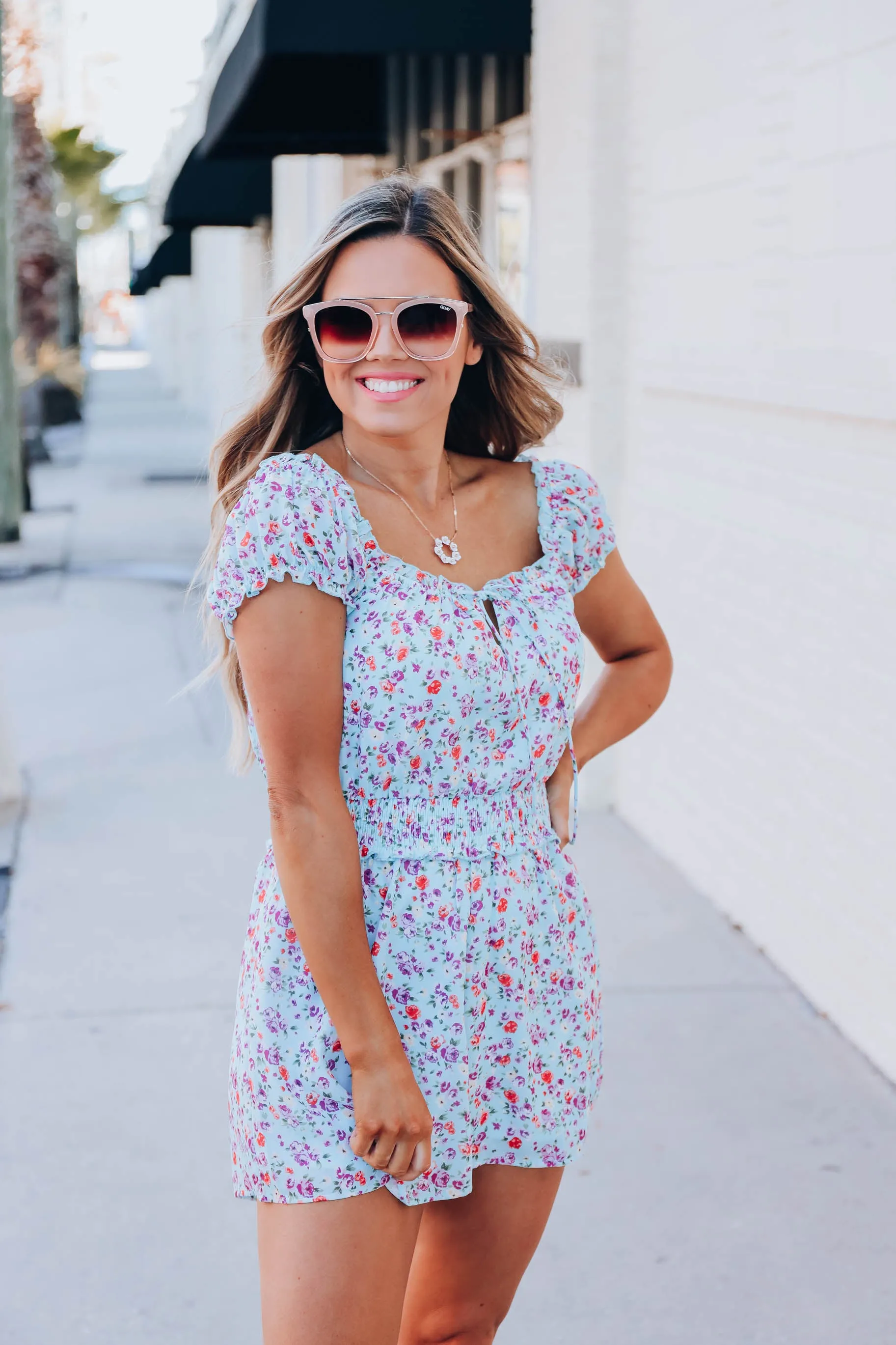 Zen Garden Floral Romper