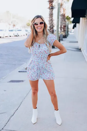 Zen Garden Floral Romper