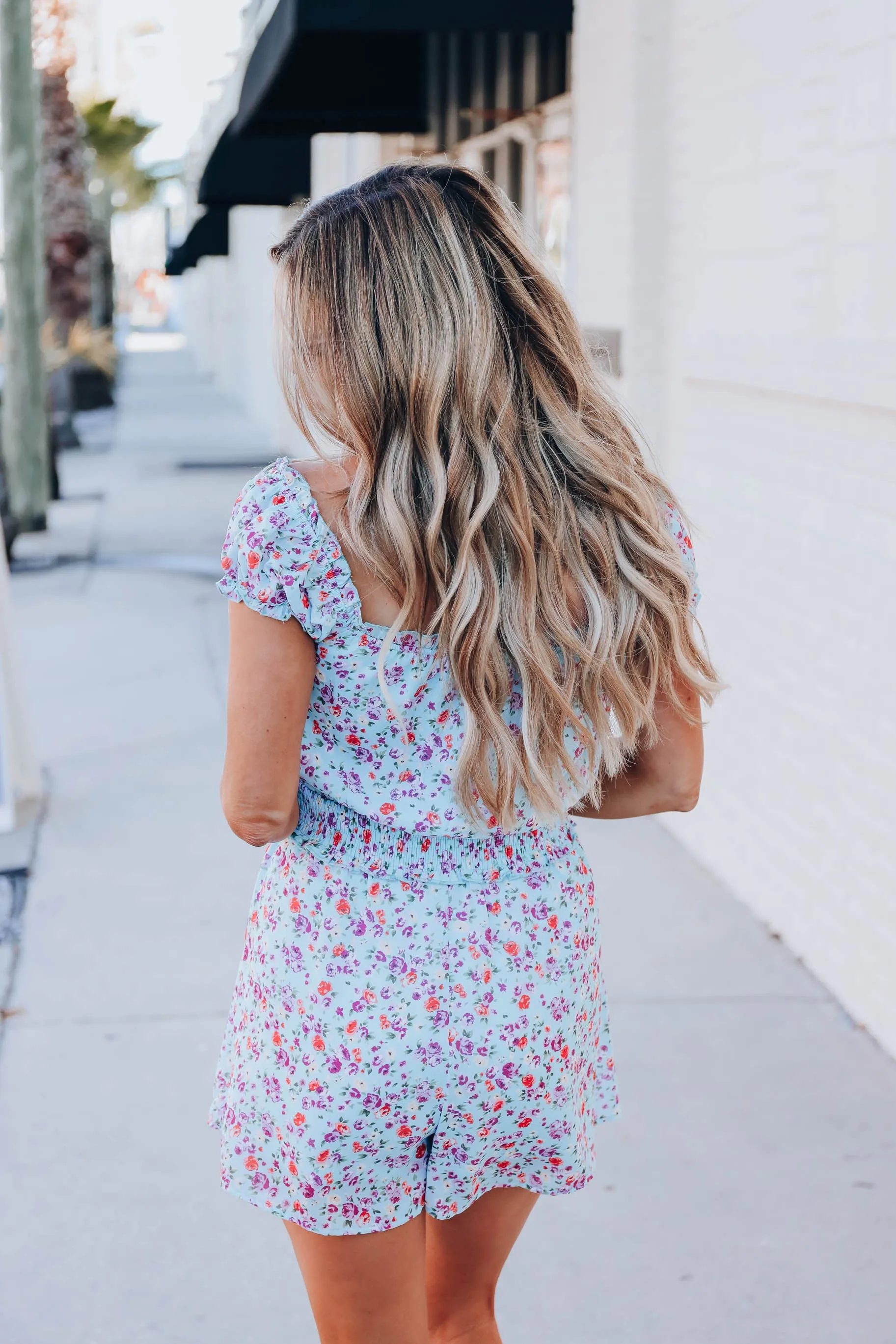 Zen Garden Floral Romper