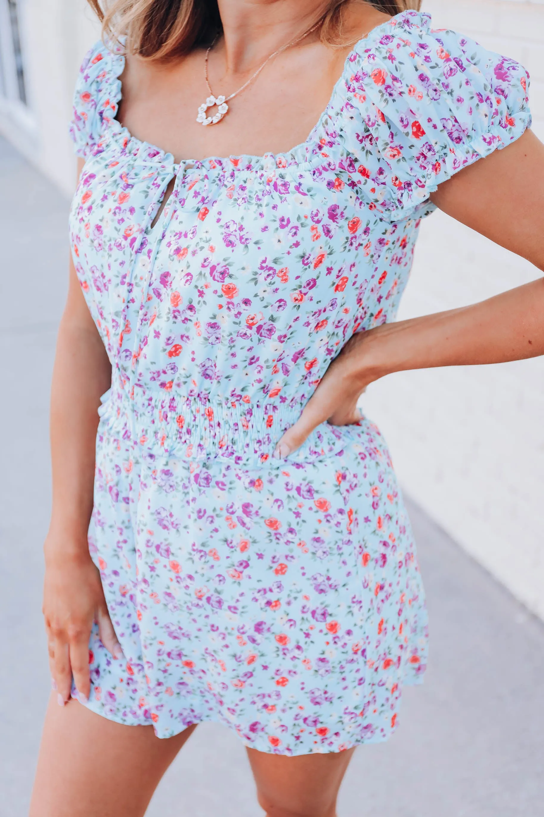 Zen Garden Floral Romper