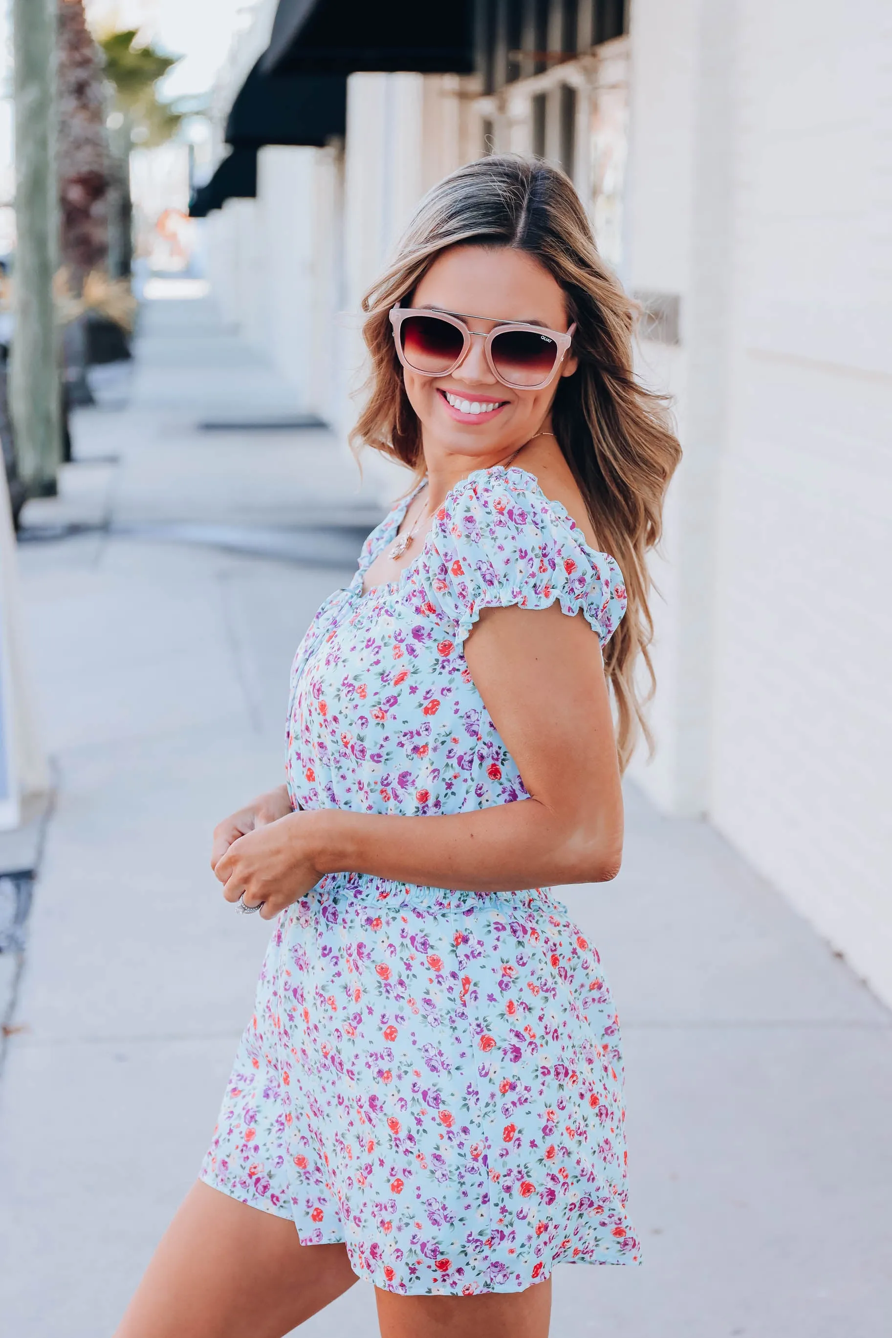 Zen Garden Floral Romper